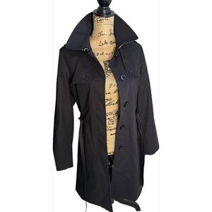 kate spade Black Trench Coat
